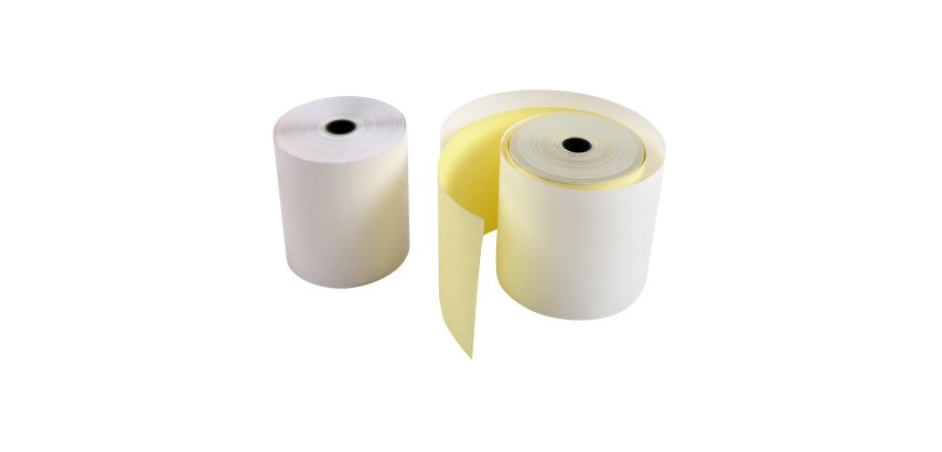 Bobines caisses Exacompta 40358E - l 76 mm x L 25 m, Ø 70 mm - 2 pli(s) - paquet de 10