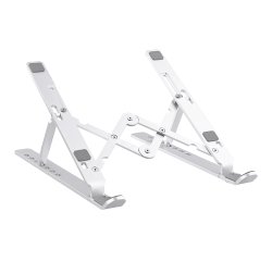Soporte plegable de aluminio para portátil hasta 17" TnB