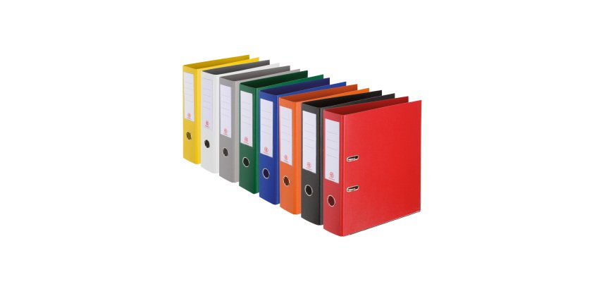 Archivador de palanca forrado en polipropileno surtido de colores clásico Bruneau