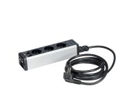 Stekkerblok 3 stopcontacten met 2 RJ45-verbindingen - stroomkabel 3 m
