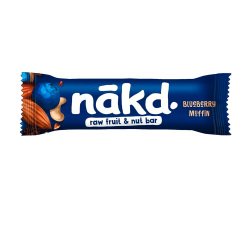 Barre fruits secs myrtilles blueberry muffin sans gluten Nakd - 35 g