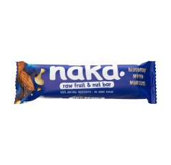 Barre fruits secs myrtilles blueberry muffin sans gluten Nakd - 35 g