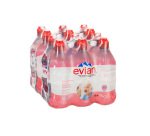 Eau minérale Evian 75 cl bouchon sport - 12 bouteilles