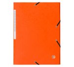 Chemise à élastique 3 rabats carte Bruneau 24 x 32 cm dos 2 cm couleurs assorties