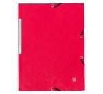 Chemise à élastique 3 rabats carte Bruneau 24 x 32 cm dos 2 cm couleurs assorties