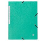 Chemise à élastique 3 rabats carte Bruneau 24 x 32 cm dos 2 cm couleurs assorties