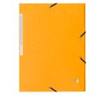 Chemise à élastique 3 rabats carte Bruneau 24 x 32 cm dos 2 cm couleurs assorties