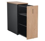 Caisson Tower bois H 114 cm à ouverture latérale - Intuitiv Eden