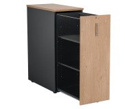 Drawer cabinet Tower wood H114 cm with side opening - Intuitiv Eden