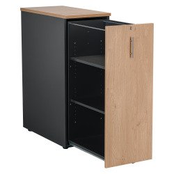 Caisson Tower bois H 114 cm à ouverture latérale - Intuitiv Eden