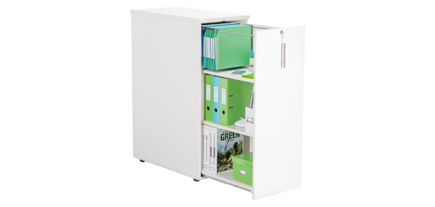 Mobile ad estrazione salvaspazio 3 scomparti Intuitiv'