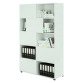 Libreria alta Tetris Bianco 120x35x1.906cm
