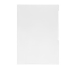 Paquet de 10 Chemises coin plastique Durable polypropylène 15/100e transparente incolore