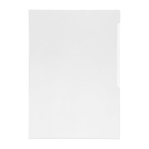Paquet de 10 Chemises coin plastique Durable polypropylène 15/100e transparente incolore