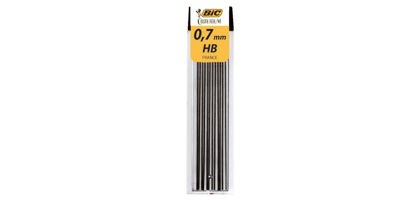 Mine Criterium HB 0,7 mm BIC - Etui de 12