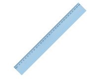 Plastic meetlat onbreekbaar 30 cm Wonday