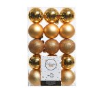 Boîte de 30 boules or