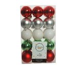 Boîte de 30 boules de coloris assortis