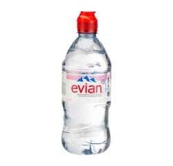 Mineral water Evian 75 cl sports cap - 12 bottles
