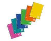 Quaderno spiralato Blasetti One Color Assortiti A4 29,7 (h) x 21 (l) cm 80 g/m²