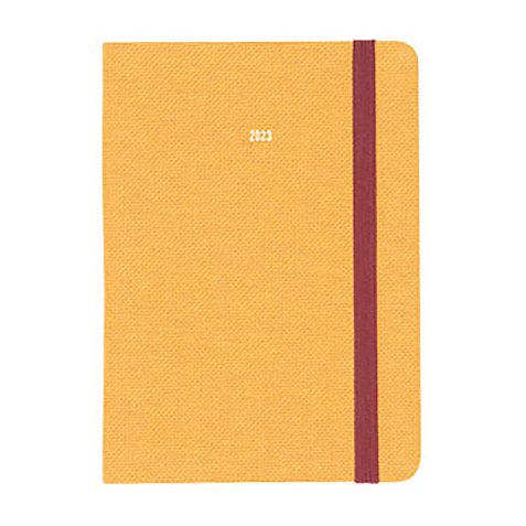 Agenda settimanale Letts Raw A6 senape