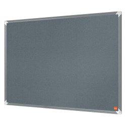 Bacheca Nobo Premium Plus Feltro 120 x 90 cm grigio