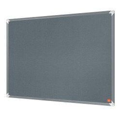 Nobo Premium Plus Grey Felt Noticeboard 1200 x 900mm
