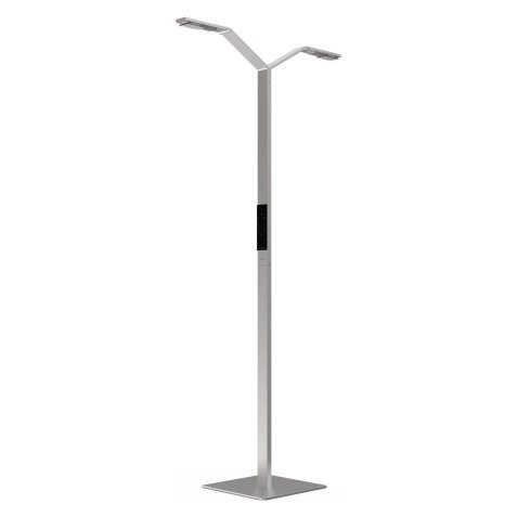 Lampada LUCTRA Floor Twin Linear 9237 bianco