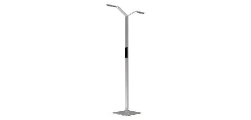Lampada LUCTRA Floor Twin Linear 9237 bianco