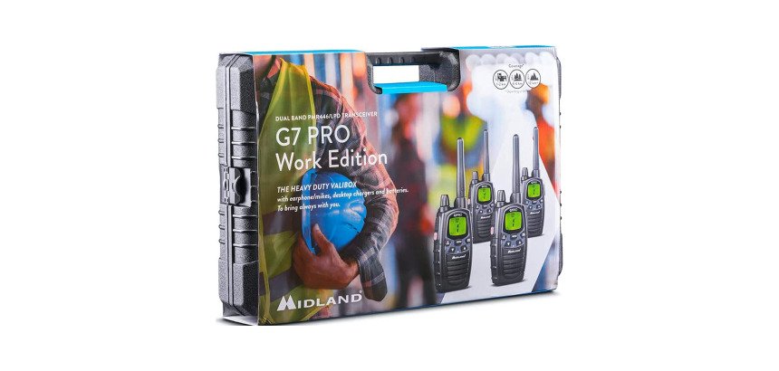 Valigetta MIDLAND G7 Pro Work Edition 4 unità