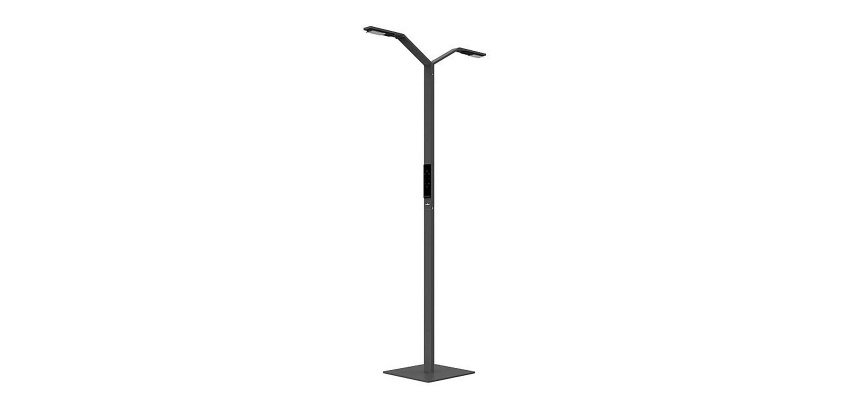 Lampada LUCTRA Floor Twin Linear 9237 nero
