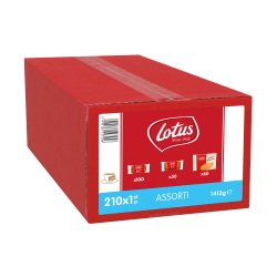 Koekjes luxe assortiment Biscoff Lotus - doos van 210 stuks