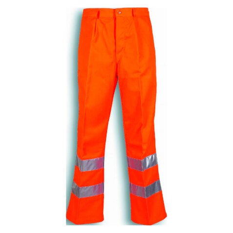Pantaloni alta visibilità Taglia M arancione 270 g/m²