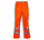 Pantaloni alta visibilità Taglia L arancione 270 g/m²