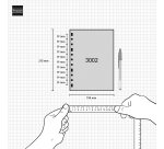 Recambio anual 3002 155x215 Semana Vista Vertical Multifin Finocam Español