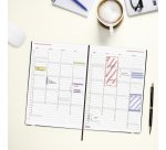 Agenda 165x242 1 Día Página Dynamic Mara Finocam Negro Español
