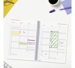Agenda 155x212 Semana Vista Apaisada Espiral Year Finocam Catalán