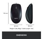 Ensemble clavier souris filaire AZERTY MK 120 Logitech