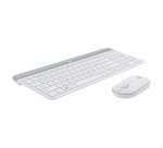 Ensemble clavier et souris sans fil ultra-fin MK470 blanc Logitech