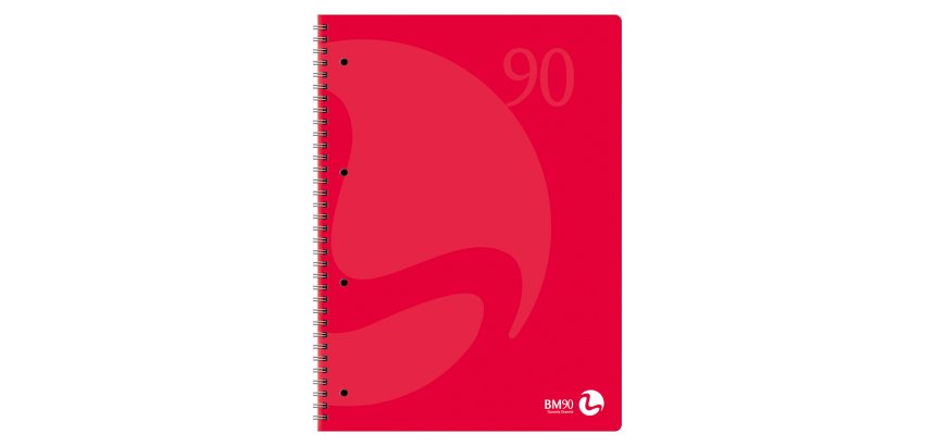 Blocco lato lungo BM spiralato a quadretti 4 mm A4 29,7 x 21 cm 90 g/m² 60 fogli