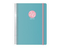 Agenda Memphis día página 15 x 21 cm Verde