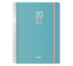 Agenda Memphis día página 15 x 21 cm Verde