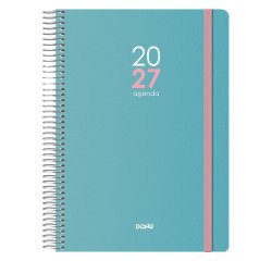 Agenda Memphis día página 15 x 21 cm Verde