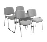 Chaise conférence professionnelle - pieds chromé