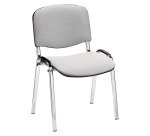 Chaise conférence professionnelle - pieds chromé