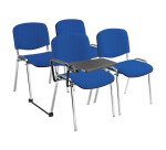 Silla conferencia Clásica - patas cromadas