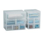 Cassetto armadio Terry Store-Age plastica 19,6 x 39 x 16 cm trasparente