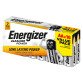 Batterie alcaline Energizer LR6 AA 16 unità