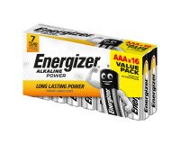 Energizer AAA Alkaline Batteries Power LR03 1.5V Pack of 16