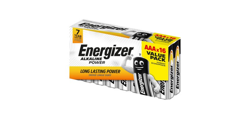 Batterie alcaline Energizer LR03 AAA 16 unità Ministilo